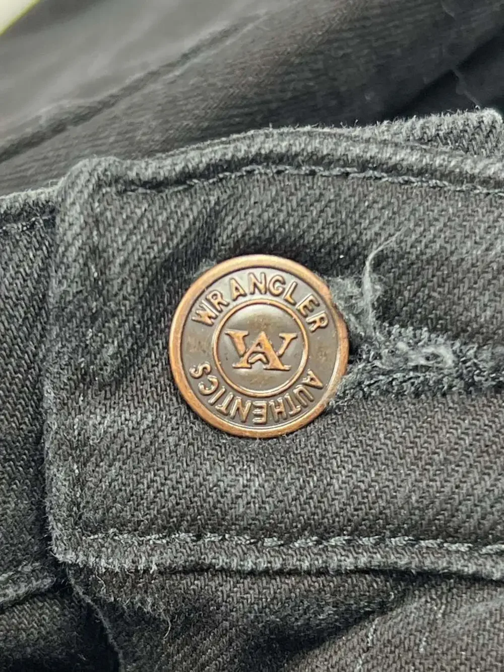 Wrangler Authentics Black Denim Jeans Size 50x32